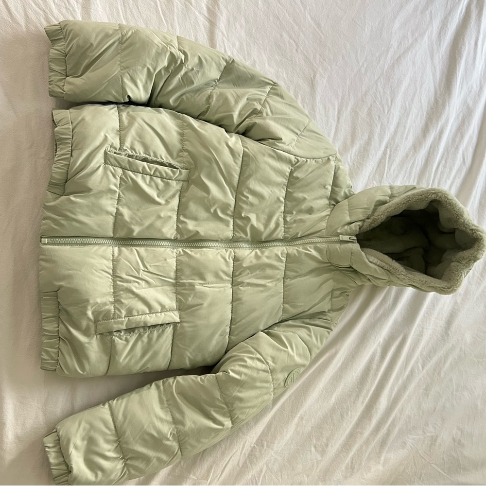 Abercrombie Kids Light Green Hooded Jacket